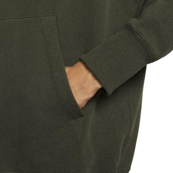 Nike Sportswear Classic Fleece Pullover Hoodie Size S Sequoia Men DA0023… - Picture 4 of 6